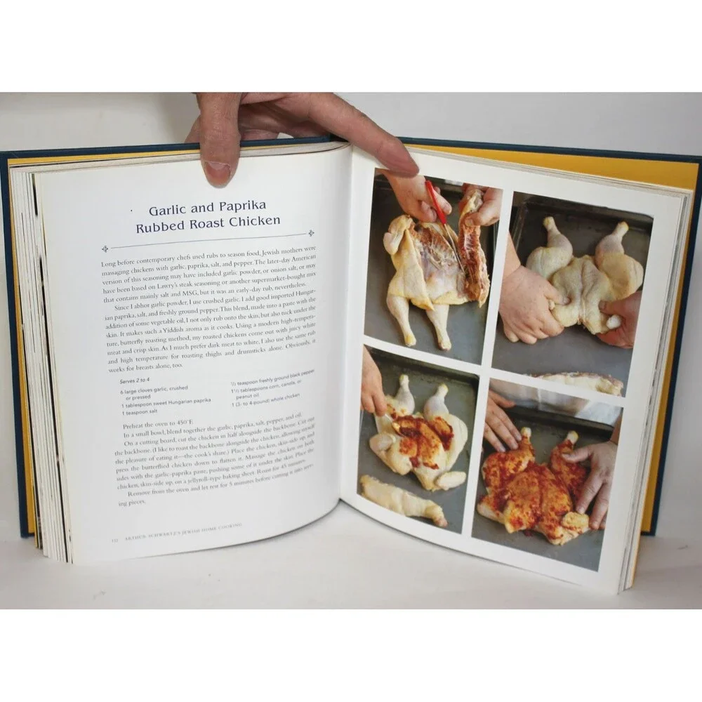 Arthur Schwartz's JEWISH HOME COOKING Yiddish Recipes Revisited HC/DJ Cookbook